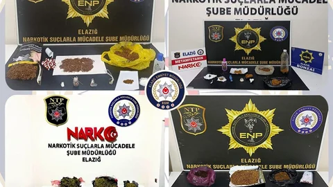 Elazığ'da Uyuşturucu Operasyonu