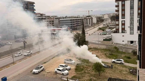 Adıyaman'da Atık Yangını Söndürüldü