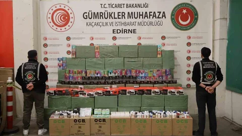 Kapıkule'de Kaçak Eşya Operasyonu