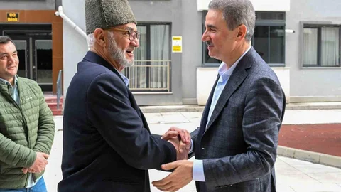 Erzurum'da Vali Baruş'tan Vefa Ziyareti
