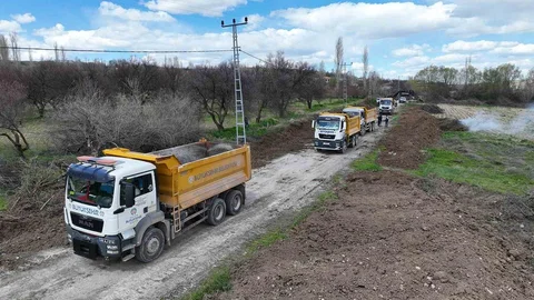 Malatya'da Grup Yolu Yenileniyor