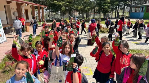Samsun'da Çocuklar Doğayla Buluştu