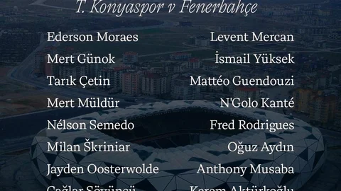 Fenerbahçe Konyaspor Maçına Hazırlanıyor