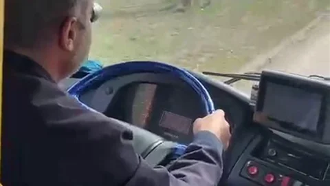 Erzurum'da Duyarlı Şoförden Jest