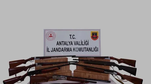 Kaş’ta Ruhsatsız Tüfek Operasyonu