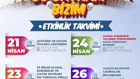 Atakum'da 23 Nisan Etkinlikleri