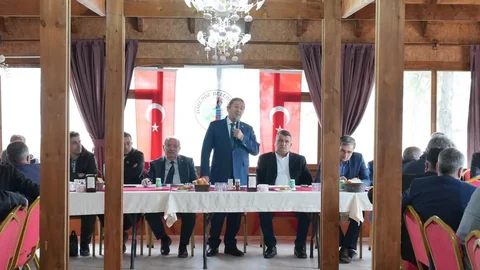 Darende'de Muhtarlarla Toplantı Yapıldı