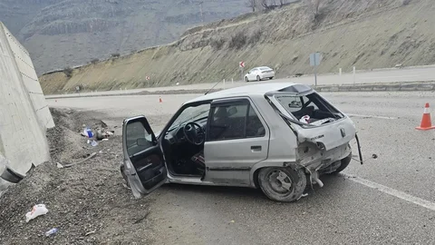 Malatya'da Otomobil Kazası