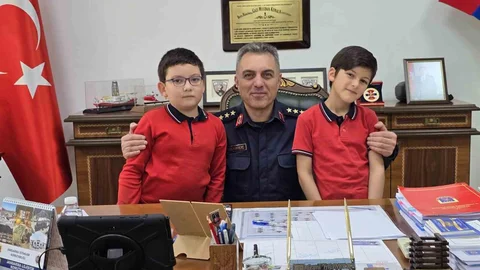 Yozgat'ta Öğrenciler Jandarma Komutanı Oldu