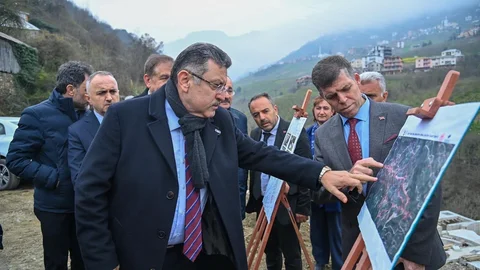 Düzköy'de Altyapı Yatırımları Devam Ediyor