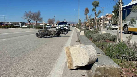 Karaman'da Motosiklet Kazası