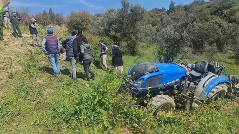 Bilecik'te Traktör Kazası Meydana Geldi