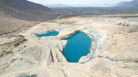 Tomarza'da Göz Alıcı Mavi Göl