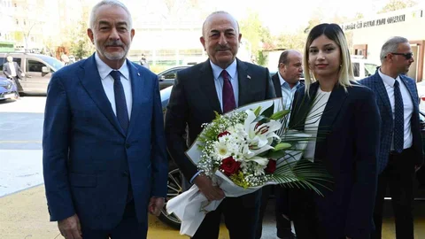 Isparta'da Çavuşoğlu'nun Açıklamaları