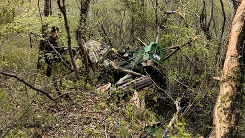 Yakakent'te Traktör Devrildi