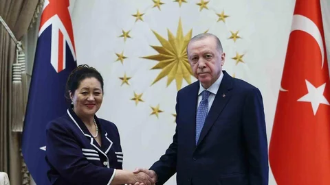 Cumhurbaşkanı Erdoğan Yeni Zelanda Valisi Kiro'yu Ağırladı