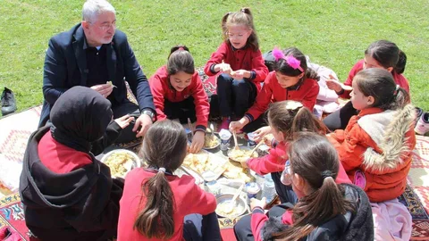 Çorum'da Çiğdem Aşı Geleneği Yaşatıldı