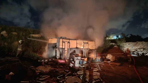 Hatay'da Yangın Olayı