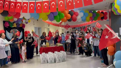 Çocuklar Onkoloji Servisinde Eğlendi