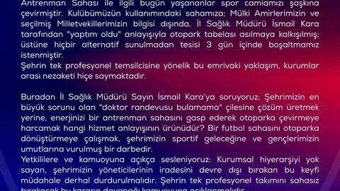 Karabük İdman Yurdu'nda Tabela Krizi