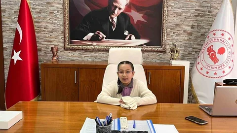 Yatağan'da Minik Öğrenci Kaymakam Oldu