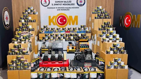 Samsun'da Kaçak Tütün Operasyonu