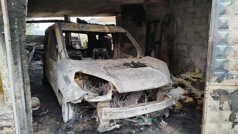 Çorum'da Garaj Yangını