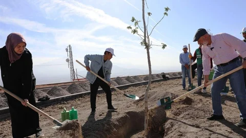 Kayseri'de Ağaçlandırma Seferberliği Devam Ediyor