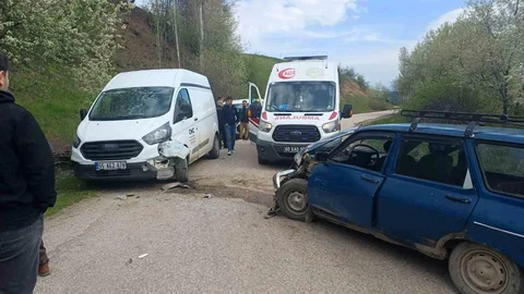 Tokat'ta Trafik Kazası Meydana Geldi