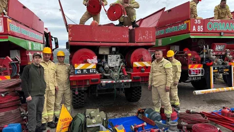 Demirci'de Orman Yangınları İçin Eğitim Verildi