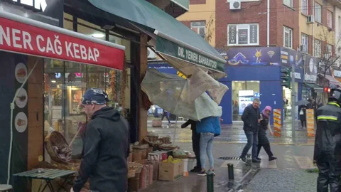 Eskişehir'de Fırtına ve Sağanak Yağış