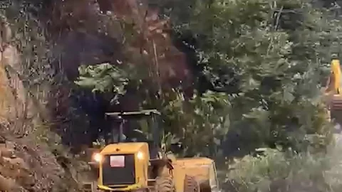 Rize'de Heyelan Tehlikesi