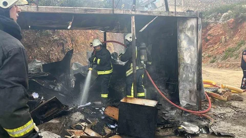 Alanya'da Yangın Paniği