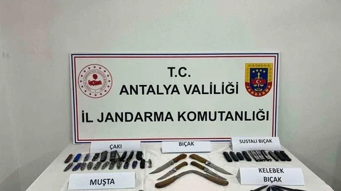 Antalya’da Kesici Alet Satışı Engellendi