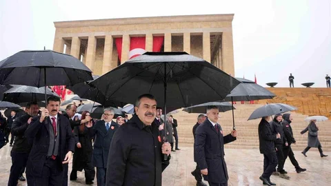 Bakan Tekin Anıtkabir’i Ziyaret Etti