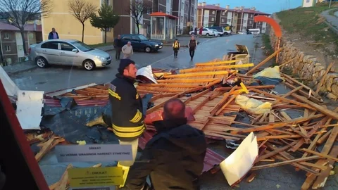 Bayburt'ta Fırtına Uyarısı Yapıldı