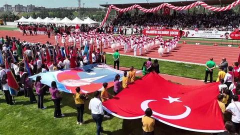 Adıyaman’da 23 Nisan Bayramı Kutlandı