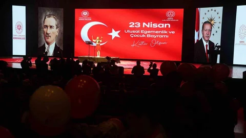 Konya’da 23 Nisan Bayramı Coşkusu