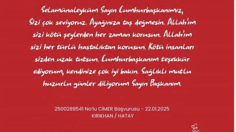 Çocukların CİMER'e Yazdığı Talepler