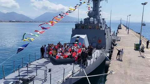 TCG BORA Alanya'da Ziyarete Açıldı