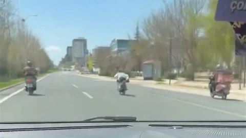 Elazığ'da Motosiklet Kazası Yaşandı