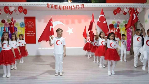 Pasinler'de 23 Nisan Bayramı Kutlandı