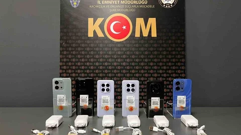 Kırşehir'de Kaçak Cep Telefonu Operasyonu