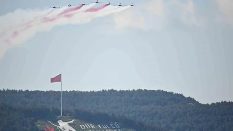 Çanakkale'de Türk Yıldızları'nın Gösterisi