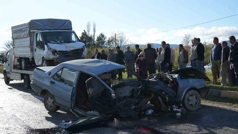 Kastamonu'da Tofaş Otomobil Kaza Yaptı