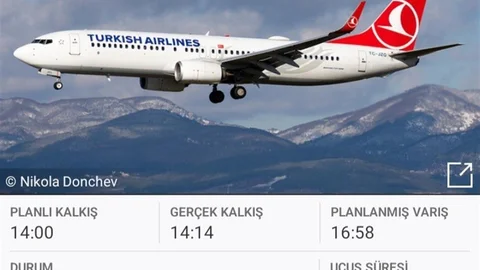 İstanbul'da Mahsur Kalan THY Uçağı Dönüş Yaptı