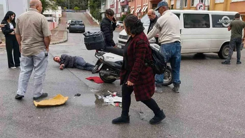 Manavgat'ta Motosiklet Kazası