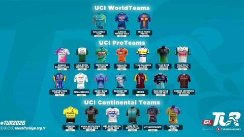61. Cumhurbaşkanlığı Türkiye Bisiklet Turu'nda Takımlar Açıklandı