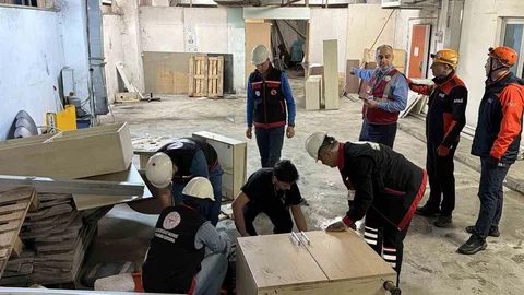 Düzce'de Deprem Tatbikatı Yapıldı