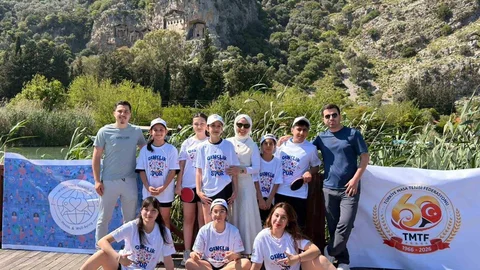 Dalyan'da Masa Tenisi Etkinliği Düzenlendi